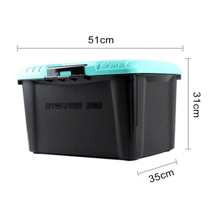 3R-2001 Car / Household Storage Box Sealed Box, Capacity: 40L (Blue) - In Car by 3R | Online Shopping UK | buy2fix
