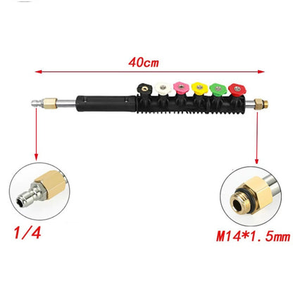 8 in 1 Car Wash High Pressure Spray Nozzle Cleaning Extension Rod - In Car by buy2fix | Online Shopping UK | buy2fix