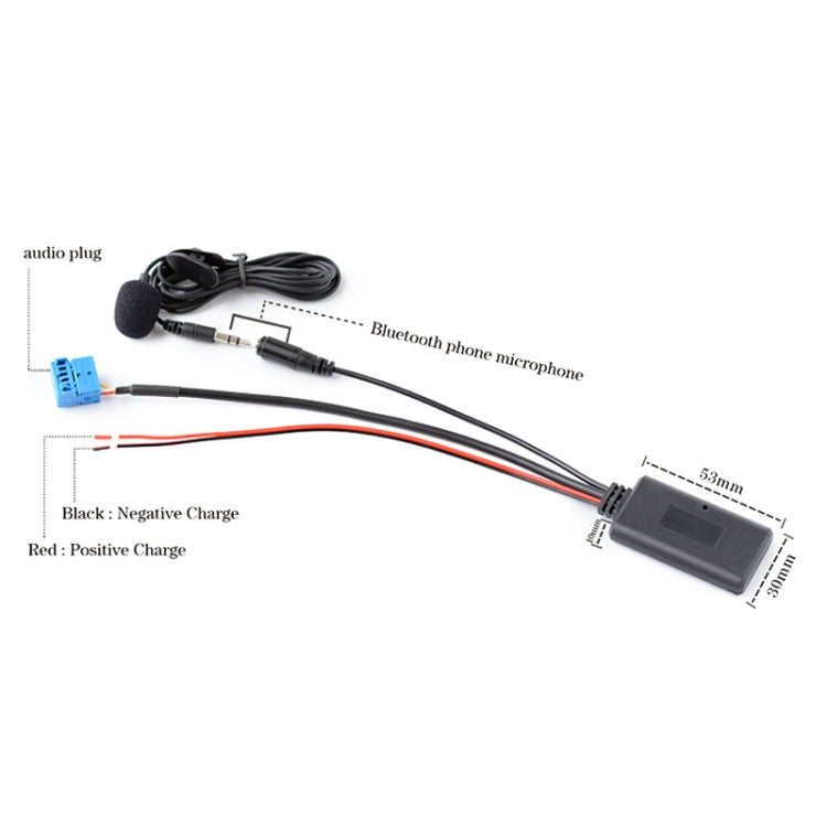 Motorcycle 3-pin AUX IN Bluetooth Music + MIC Phone for Honda Goldwing gl1800 - In Car by buy2fix | Online Shopping UK | buy2fix