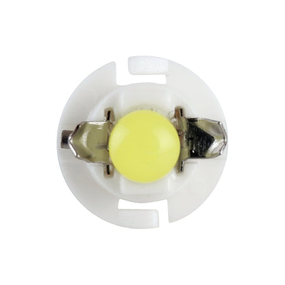 10 PCS B8.4 0.2W DC12V Wedge Instrument Panel COB LED Light Dashboard Gauge Cluster Indicator Lamp Bulb (White Light) - In Car by buy2fix | Online Shopping UK | buy2fix