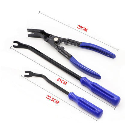 19 in 1 Car Audio Disassembly Tool Interior Disassembly Modification Tool (Blue + Red) - In Car by buy2fix | Online Shopping UK | buy2fix