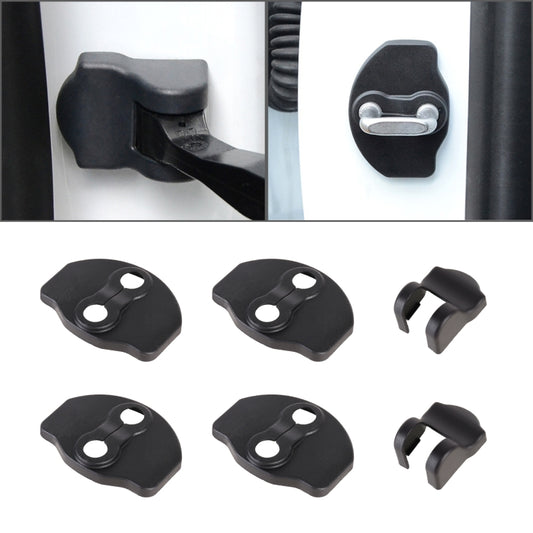 Car Door Lock Cover + Limiter Cover for Tesla Model 3 - In Car by buy2fix | Online Shopping UK | buy2fix