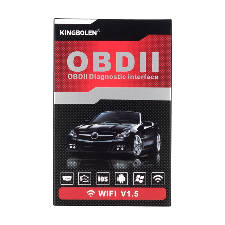 OBD II ELM327 WiFi Car Fault Diagnostic Tool PIC25K80 Chip - In Car by buy2fix | Online Shopping UK | buy2fix