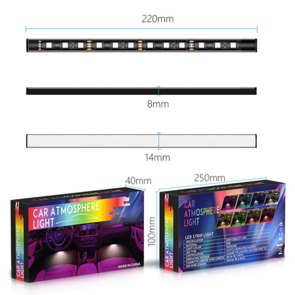 Y12 USB Car Colorful RGB Foot LED Atmosphere Light - In Car by buy2fix | Online Shopping UK | buy2fix
