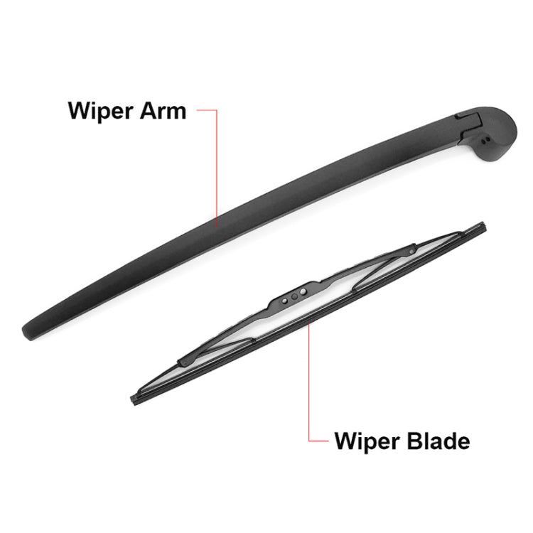 JH-AD06 For Audi A6 Avant 2005-2008 Car Rear Windshield Wiper Arm Blade Assembly 4F9 955 407 - In Car by buy2fix | Online Shopping UK | buy2fix