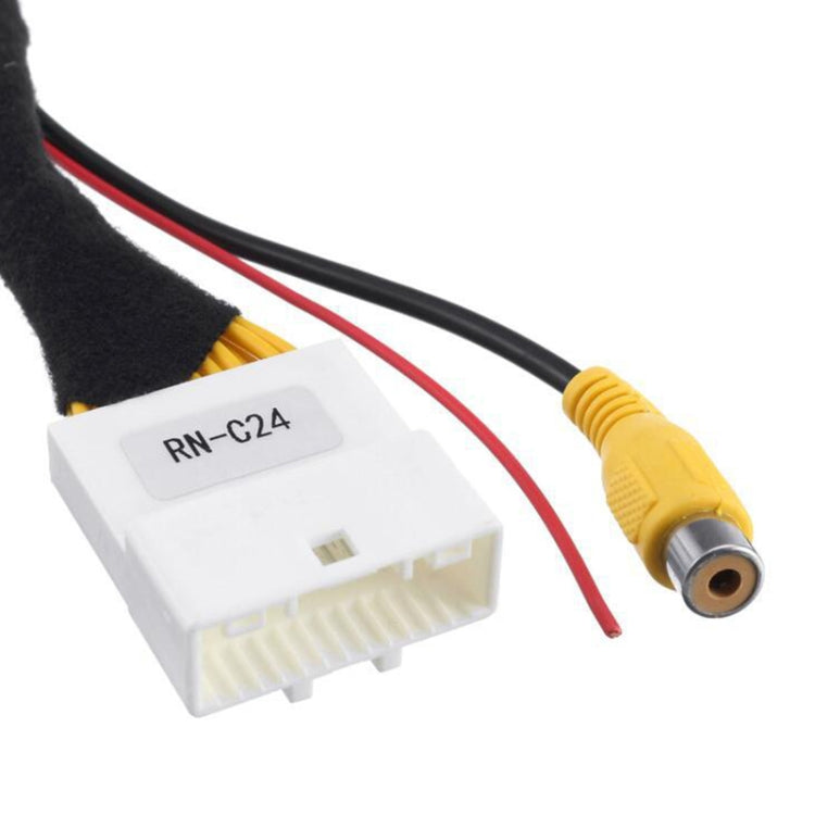 For Renault Car 24Pin Video Input Switch Reverse Parking Camera RCA Adapter Cable - In Car by buy2fix | Online Shopping UK | buy2fix