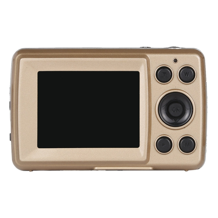 1280x720P HD 4X Digital Zoom 16.0 MP Digital Video Camera Recorder with 2.4 inch TFT Screen(Gold) - Consumer Electronics by buy2fix | Online Shopping UK | buy2fix