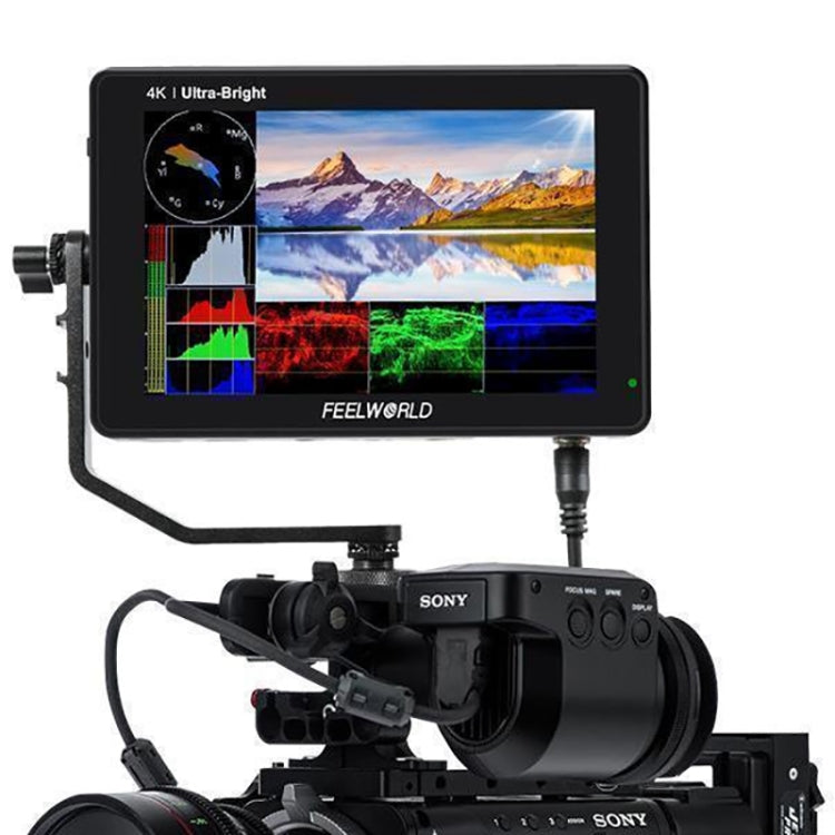 FEELWORLD LUT7S 1920x1200 2200 nits 7 inch IPS Screen HDMI 4K Touch Screen Camera Field Monitor - Camera Accessories by FEELWORLD | Online Shopping UK | buy2fix