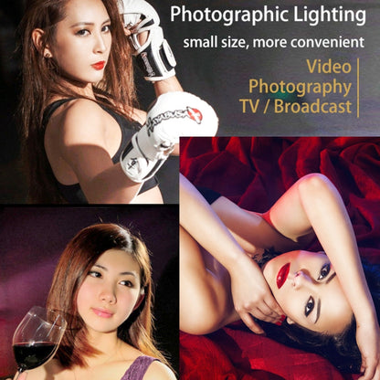 LUXCeO P02 LED Video Light Super Slim Panel 1000LM 3000-6000K Light On-camera Light Selfie Soft Light Video Photography Studio Light (Black) - Camera Accessories by LUXCeO | Online Shopping UK | buy2fix