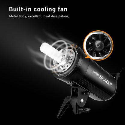 Godox SK400II Studio Flash Light 150Ws Bowens Mount Studio Speedlight(EU Plug) - Camera Accessories by Godox | Online Shopping UK | buy2fix