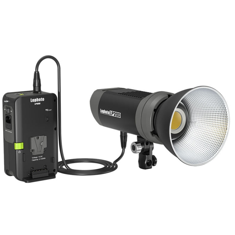 Lophoto LP-200Bi 200W Dual-Color Temperature Continuous Light LED Studio Video Fill Light(AU Plug) - Shoe Mount Flashes by TRIOPO | Online Shopping UK | buy2fix