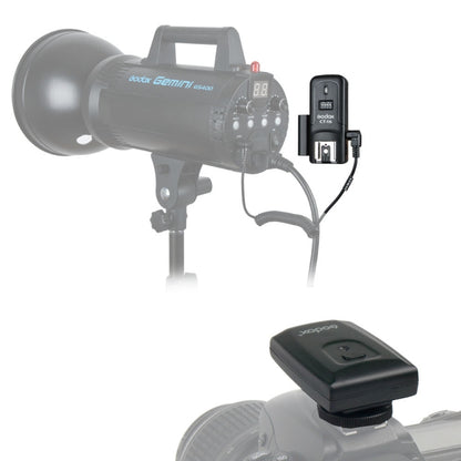 Godox CT-16 Flash Trigger Transmitter + Receiver Set (Black) - Wireless Flash Trigger by Godox | Online Shopping UK | buy2fix