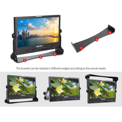 SEETEC ATEM156S 15.6 inch 3G-SDI HDMI Full HD 1920x1080P Multi-camera Broadcast Monitor(US Plug) - Camera Accessories by SEETEC | Online Shopping UK | buy2fix