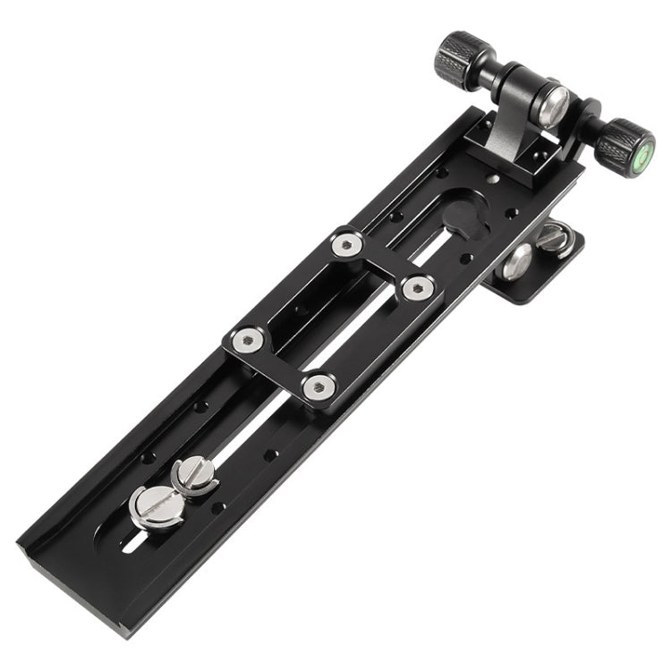 BEXIN VR-220 220mm Length Aluminum Alloy Extended Quick Release Plate for Manfrotto / Sachtler (Black) - Camera Accessories by BEXIN | Online Shopping UK | buy2fix