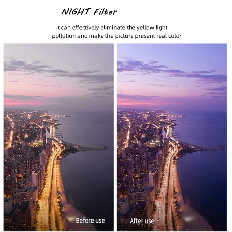 JSR NIGHT Lens Filter for Panasonic LUMIX LX10 - Camera Accessories by JSR | Online Shopping UK | buy2fix