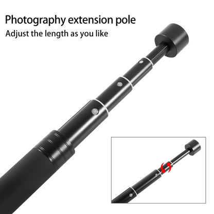 BEXIN P275A  Aluminum Alloy Extension Pole Selfie Stick Extender, Length: 19cm-73cm - DJI & GoPro Accessories by BEXIN | Online Shopping UK | buy2fix