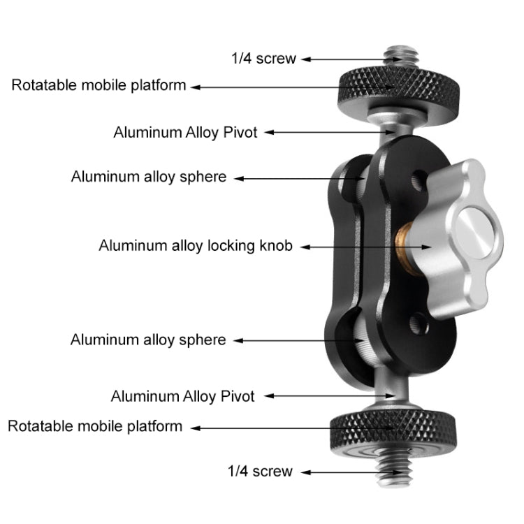 BEXIN TM-2 Multi-function Magic Arm Ball Mount Clamp Clip - Camera Accessories by BEXIN | Online Shopping UK | buy2fix