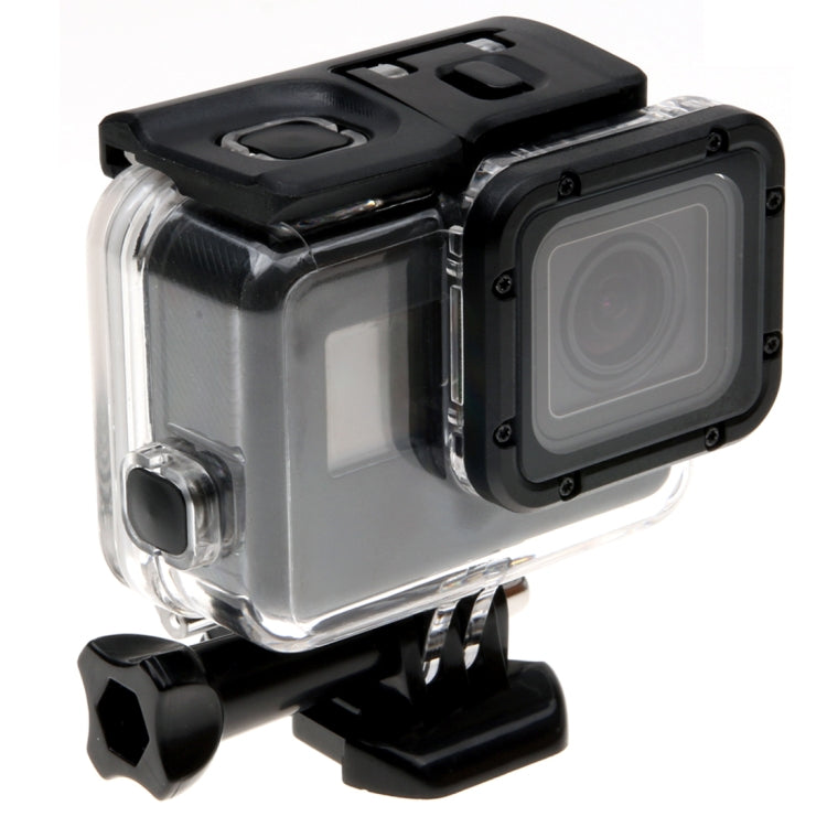 For GoPro HERO6 /5 Skeleton Housing Protective Case + Hollow Back Cover with Buckle Basic Mount & Screw, No Need to Disassemble Lens - DJI & GoPro Accessories by buy2fix | Online Shopping UK | buy2fix