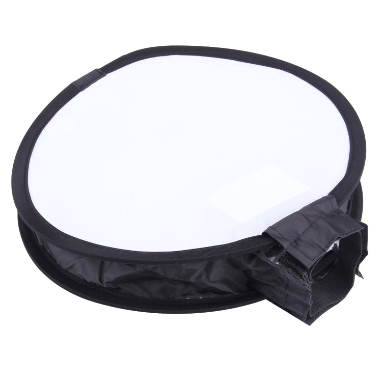 30cm Universal Round Style Flash Folding Soft Box, Without Flash Light Holder(Black + White) - Camera Accessories by buy2fix | Online Shopping UK | buy2fix