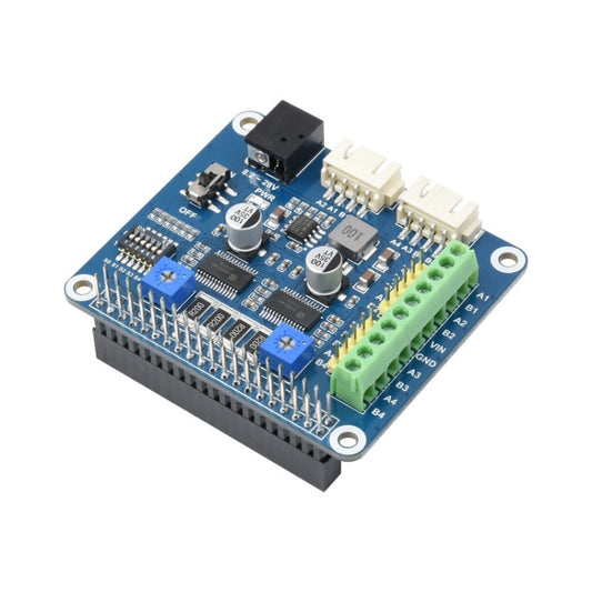 Waveshare HRB8825 Stepper Motor HAT For Raspberry Pi, Drives Two Stepper Motors, Up To 1/32 Microstepping - Consumer Electronics by WAVESHARE | Online Shopping UK | buy2fix