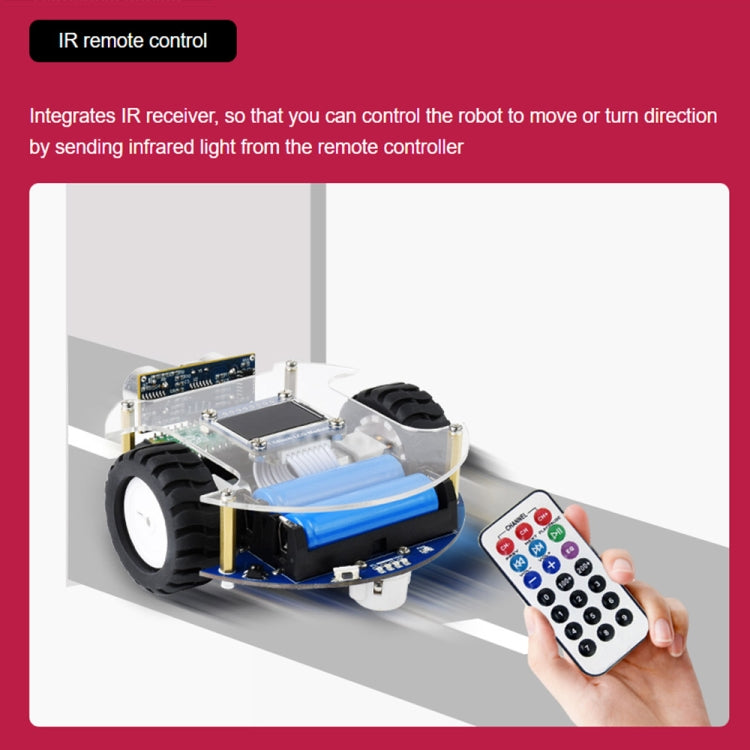 Waveshare PicoGo Mobile Robot, Based on Raspberry Pi Pico, Self Driving, Remote Control(US Plug) - Consumer Electronics by WAVESHARE | Online Shopping UK | buy2fix