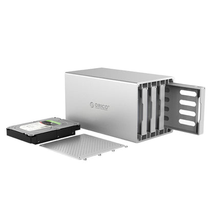 ORICO Honeycomb Series WS400RC3 SATA 3.5 inch USB-C / Type-C 4 Bays Aluminum Alloy HDD / SSD Enclosure with Raid, The Maximum Support Capacity: 40TB - HDD Enclosure by ORICO | Online Shopping UK | buy2fix