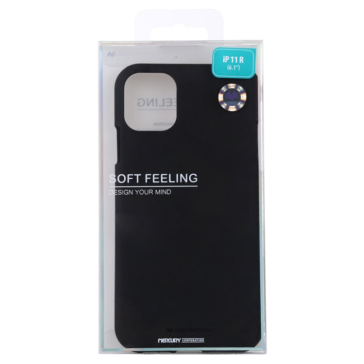 GOOSPERY SOFE FEELING TPU Shockproof and Scratch Case for iPhone 11(Black) - iPhone 11 Cases by GOOSPERY | Online Shopping UK | buy2fix