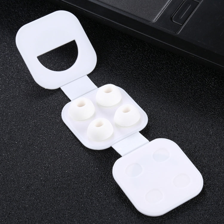 2 Pairs Soft Silicone Ear Caps with Net for AirPods Earphones, Size:M - Apple Accessories by buy2fix | Online Shopping UK | buy2fix