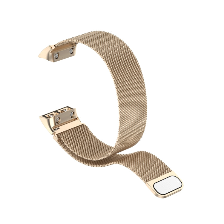 For Garmin Forerunner 35 / 30 Milanese Watch Band(Champagne Gold) - Smart Wear by buy2fix | Online Shopping UK | buy2fix