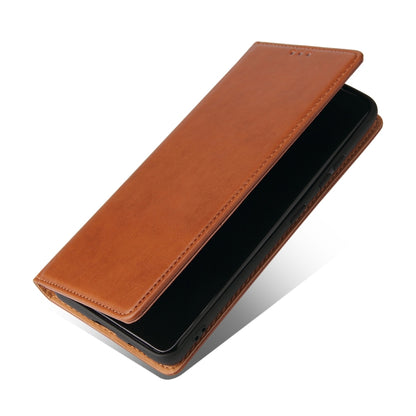 For Samsung Galaxy S21 Ultra 5G Fierre Shann PU Genuine Leather Texture Horizontal Flip Leather Case with Holder & Card Slots & Wallet(Brown) - Galaxy S21 Ultra 5G Cases by FIERRE SHANN | Online Shopping UK | buy2fix