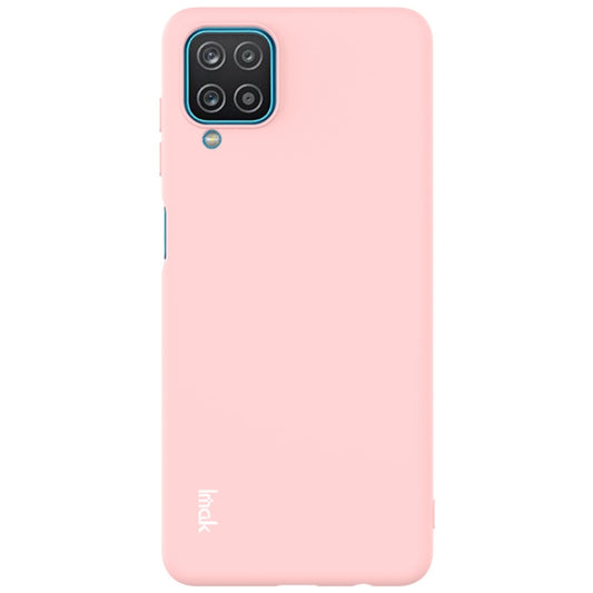 For Samsung Galaxy A12 5G IMAK UC-2 Series Shockproof Full Coverage Soft TPU Case(Pink) - Galaxy Phone Cases by imak | Online Shopping UK | buy2fix