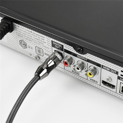 EMK OD6.0mm 3.5mm Digital Sound Toslink to Mini Toslink Digital Optical Audio Cable, Length:1.5m -  by EMK | Online Shopping UK | buy2fix
