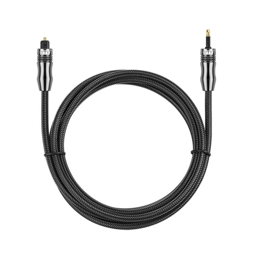 EMK OD6.0mm 3.5mm Digital Sound Toslink to Mini Toslink Digital Optical Audio Cable, Length:2m -  by EMK | Online Shopping UK | buy2fix