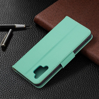 For Samsung Galaxy A32 4G Litchi Texture Pure Color Horizontal Flip Leather Case with Holder & Card Slots & Wallet & Lanyard(Green) - Samsung Accessories by buy2fix | Online Shopping UK | buy2fix