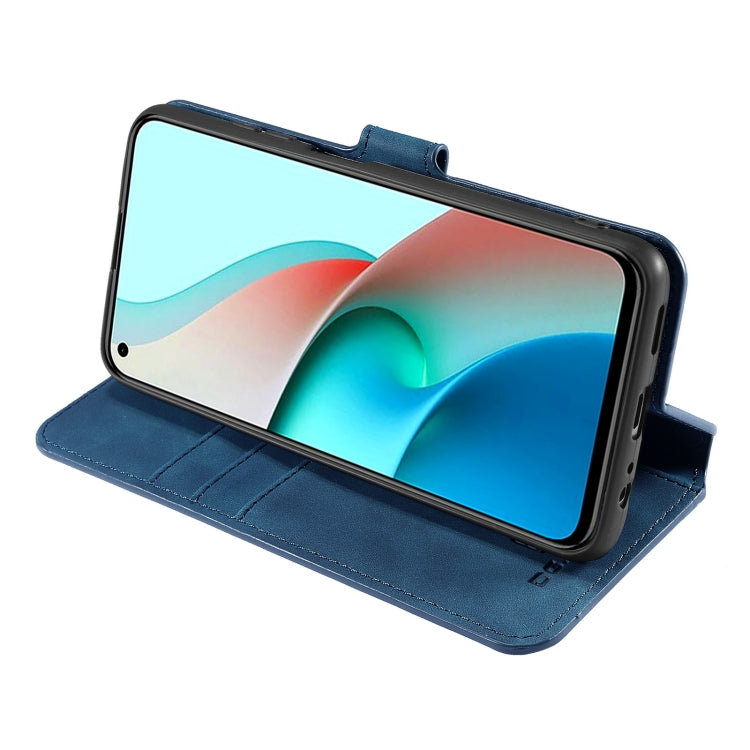 For Xiaomi Redmi Note 9T 5G DG.MING Retro Oil Side Horizontal Flip Leather Case with Holder & Card Slots & Wallet(Blue) - Xiaomi Cases by DG.MING | Online Shopping UK | buy2fix