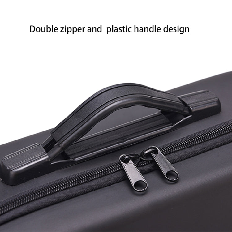 Portable Single Shoulder Storage Travel Carrying PU Cover Case Box for DJI Air 2S(Black + Black Liner) - DJI & GoPro Accessories by buy2fix | Online Shopping UK | buy2fix