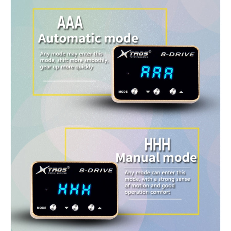 For Honda City 2008-2014 TROS 8-Drive Potent Booster Electronic Throttle Controller Speed Booster - In Car by TROS | Online Shopping UK | buy2fix