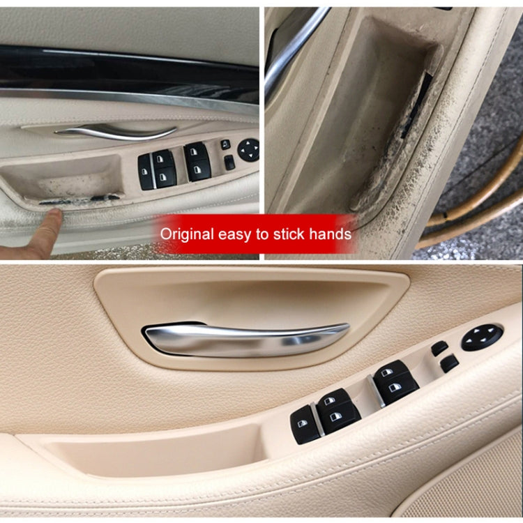 Car Left Front Inner Door Armrest for BMW  5 Series F10 / F18, Left Driving(Black) - In Car by buy2fix | Online Shopping UK | buy2fix
