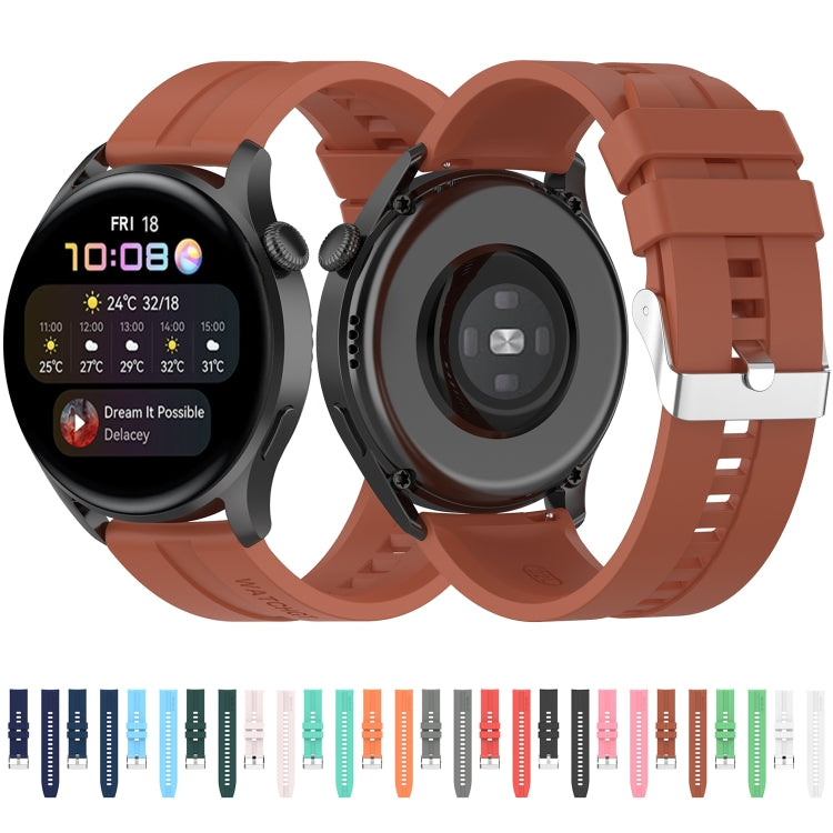 For Huawei Watch 3 / 3 Pro Silicone Watch Band(Aurora Blue) - Smart Wear by buy2fix | Online Shopping UK | buy2fix