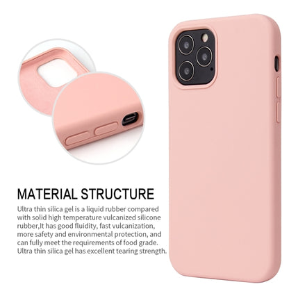 For iPhone 13 Pro Solid Color Liquid Silicone Shockproof Protective Case (Carmine) - iPhone 13 Pro Cases by buy2fix | Online Shopping UK | buy2fix