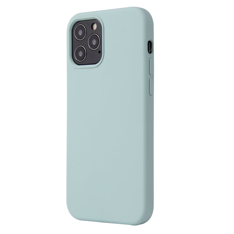 For iPhone 13 Pro Max Solid Color Liquid Silicone Shockproof Protective Case (Emerald Green) - iPhone 13 Pro Max Cases by buy2fix | Online Shopping UK | buy2fix