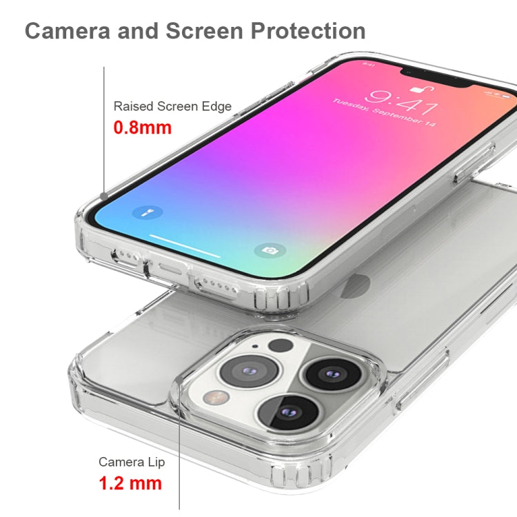 For iPhone 13 Pro Shockproof Scratchproof TPU + Acrylic Protective Case (Transparent) - iPhone 13 Pro Cases by buy2fix | Online Shopping UK | buy2fix