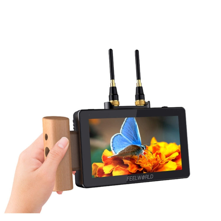 FEELWORLD FT6 FR6 2 in 1 1920x1080 5.5 inch HDR Long distance Wireless Image Transmission Director Camera Monitor - Camera Accessories by FEELWORLD | Online Shopping UK | buy2fix