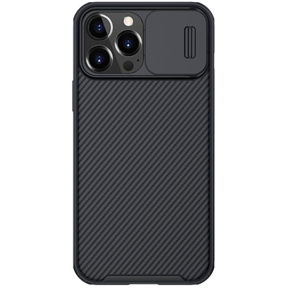 For iPhone 13 Pro NILLKIN Black Mirror Pro Series Camshield Full Coverage Dust-proof Scratch Resistant Phone Case (Black) - iPhone 13 Pro Cases by NILLKIN | Online Shopping UK | buy2fix