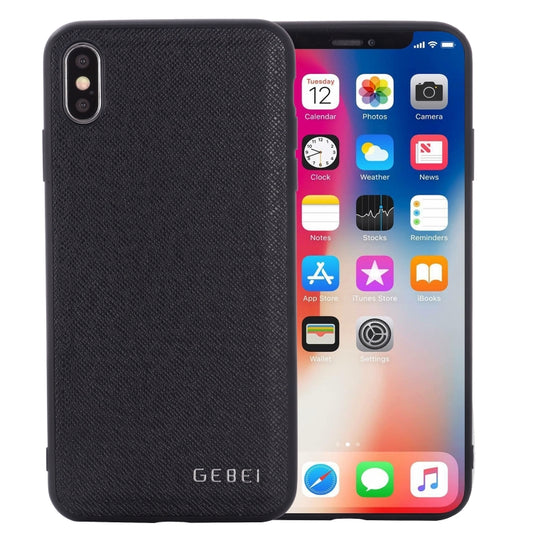 For iPhone 11 Pro GEBEI Full-coverage Shockproof Leather Protective Case(Black) - iPhone 11 Pro Cases by GEBEI | Online Shopping UK | buy2fix