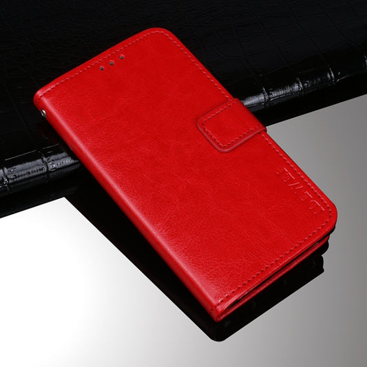 idewei Crazy Horse Texture Horizontal Flip Leather Case with Holder & Card Slots & Wallet For Doogee S97 Pro(Red) - More Brand by idewei | Online Shopping UK | buy2fix