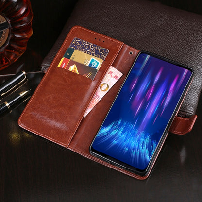 idewei Crazy Horse Texture Horizontal Flip Leather Case with Holder & Card Slots & Wallet For Doogee S97 Pro(Brown) - More Brand by idewei | Online Shopping UK | buy2fix