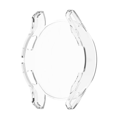 For Samung Galaxy Watch4 40mm Full Coverage TPU Electroplating Protective Case Cover(Transparent White) - Smart Wear by buy2fix | Online Shopping UK | buy2fix
