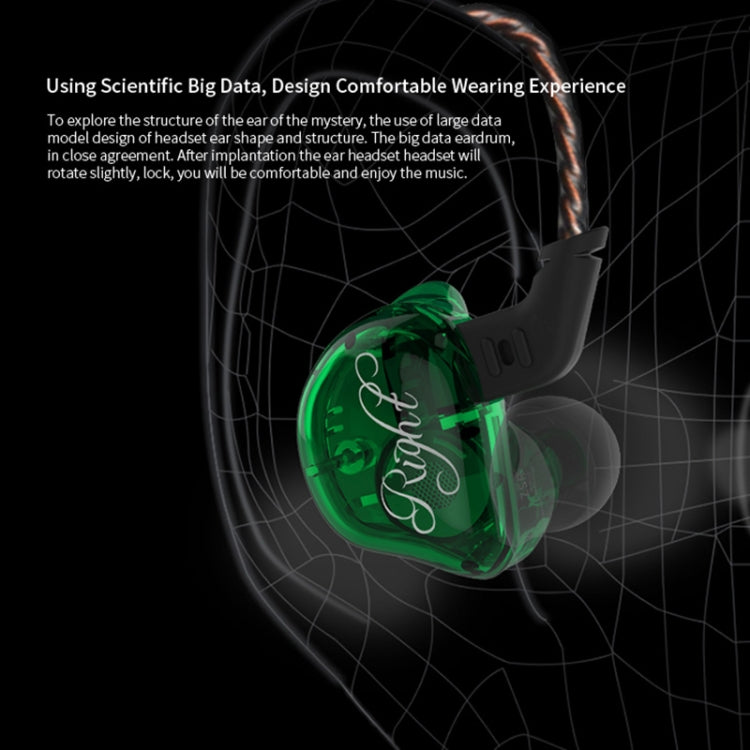 KZ ZSR 6-unit Ring Iron In-ear Wired Earphone, Standard Version(Red) - In Ear Wired Earphone by KZ | Online Shopping UK | buy2fix