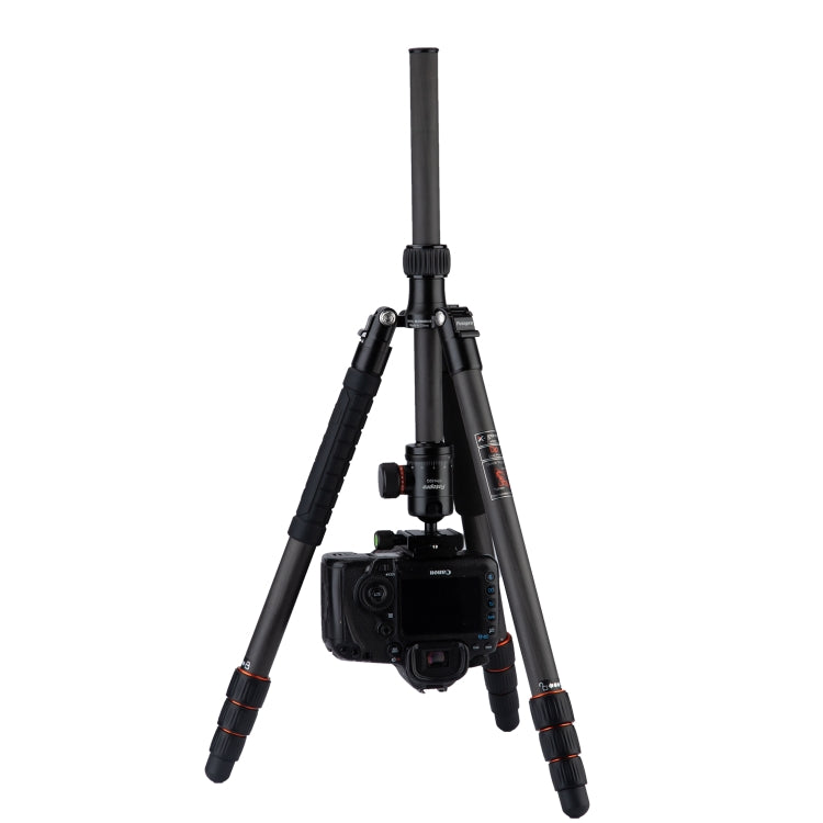 Fotopro X-go Plus E Portable Carbon Fiber Camera Tripod with Dual Action Ball Head - Camera Accessories by Fotopro | Online Shopping UK | buy2fix